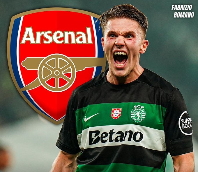 羅馬諾：約克雷斯與阿森納5年合同達協(xié)議，他告知葡體只想去槍手