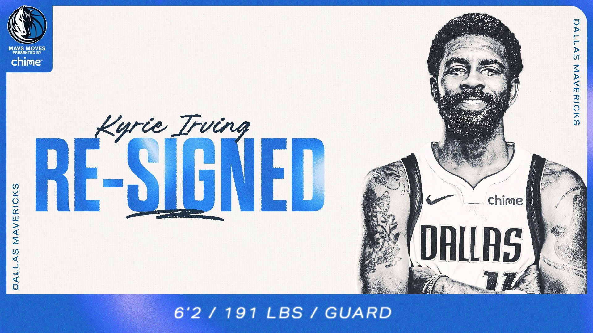 三年1.19億！獨行俠官方：與凱里-歐文完成續約??