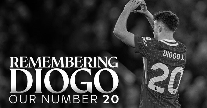 官方：今晚利物浦官網(wǎng)將播放特別節目《緬懷若塔：我們的20號》