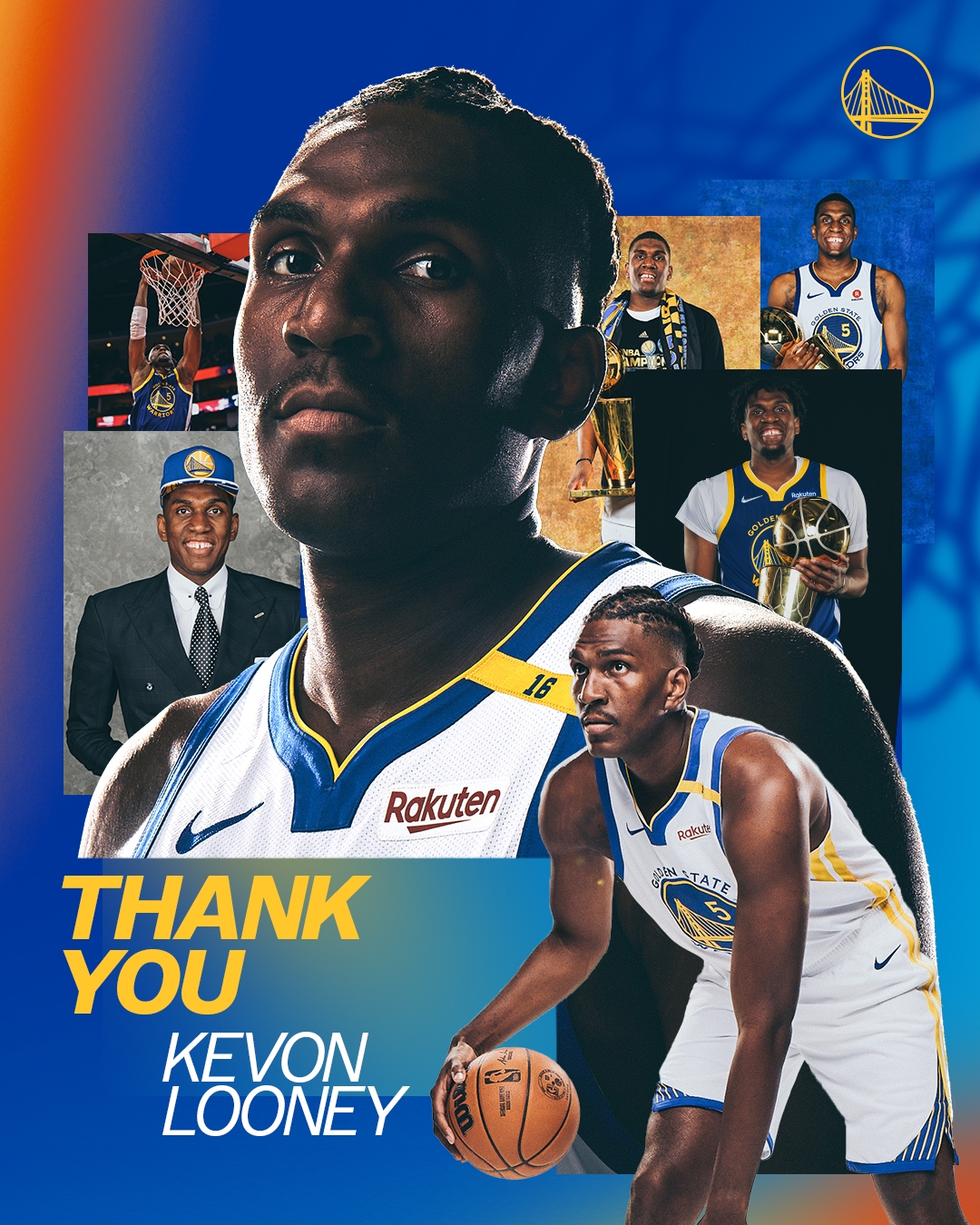 ??勇士官推告別盧尼：灣區的偶像 不可思議的10年時(shí)光 謝謝你