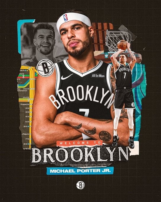 白死神降臨！籃網(wǎng)GM：歡迎小波特到來(lái) 他是充滿(mǎn)活力的進(jìn)攻天才