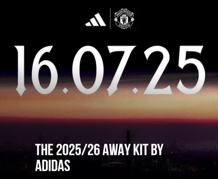 曼聯(lián)官方：7月16日將發(fā)布新賽季客場(chǎng)球衣