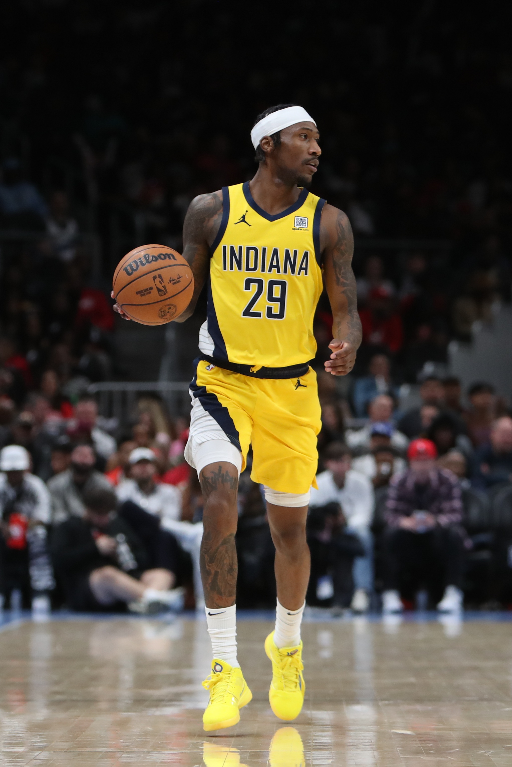 場(chǎng)均5.8分1.6板！步行者官方：球隊以雙向合同續簽昆頓-杰克遜