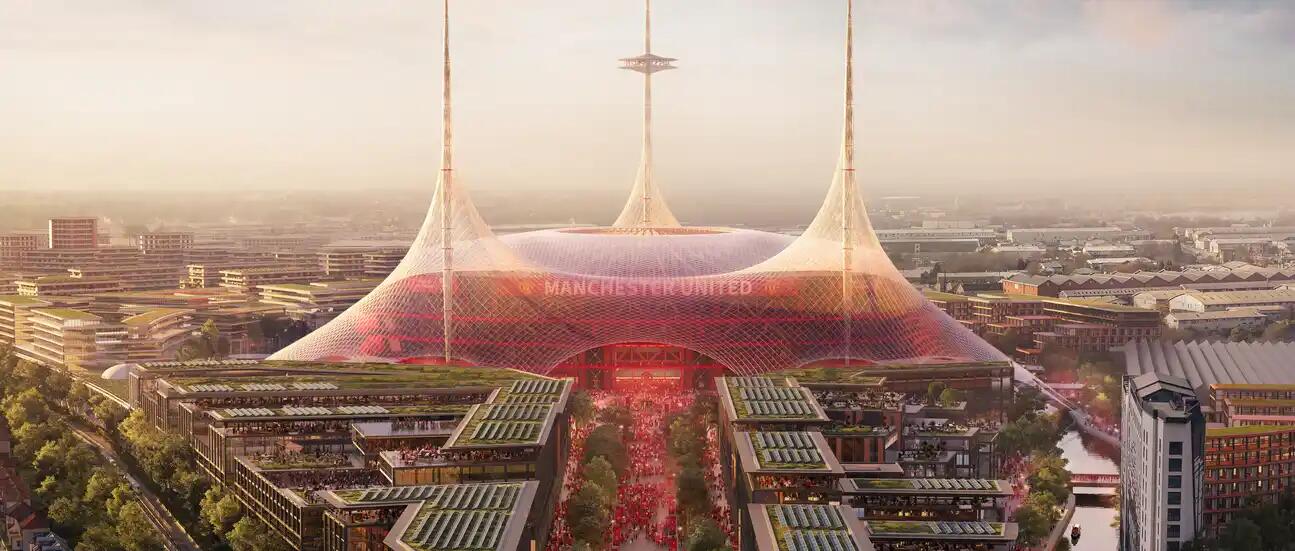 TA：曼聯(lián)計劃5-6年完成新球場(chǎng)建設，耗資20億鎊&可容納10萬(wàn)人