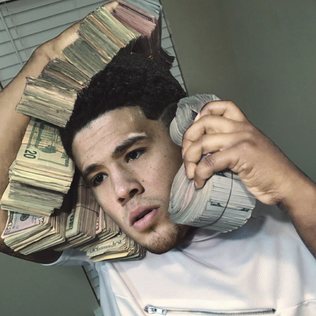 美記：布克退役時(shí)生涯總薪資有望超過(guò)7億美元（??人民幣50億）