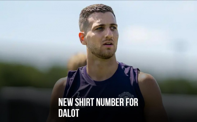 曼聯(lián)官方：達洛特新賽季將身穿2號球衣，繼承自離隊的林德洛夫