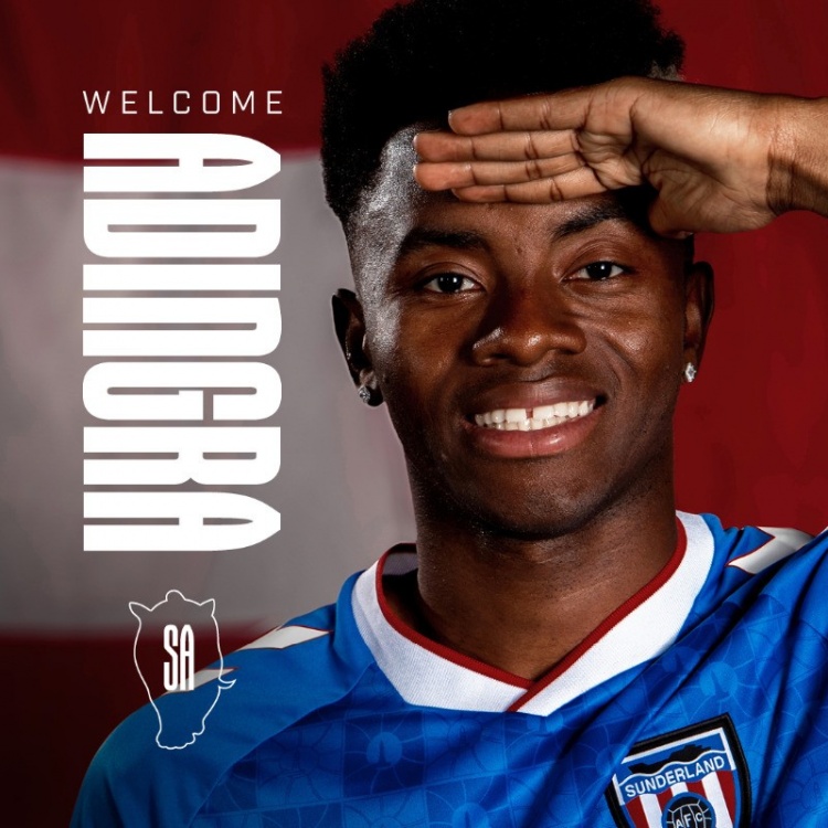 官方:桑德蘭簽下布萊頓23歲邊鋒阿迪格拉 據悉轉會(huì )費總價(jià)2400萬(wàn)歐