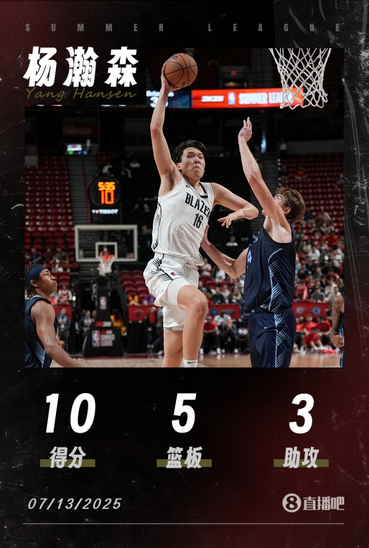 有亮點(diǎn)有不足??！楊瀚森首次背靠背得10分5板3助1帽 也有5失誤
