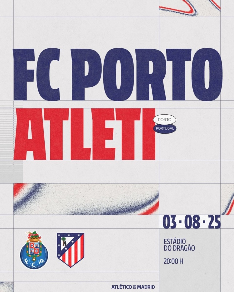 官方：馬競將與波爾圖進(jìn)行季前賽，時(shí)間定于8月4日凌晨2:00