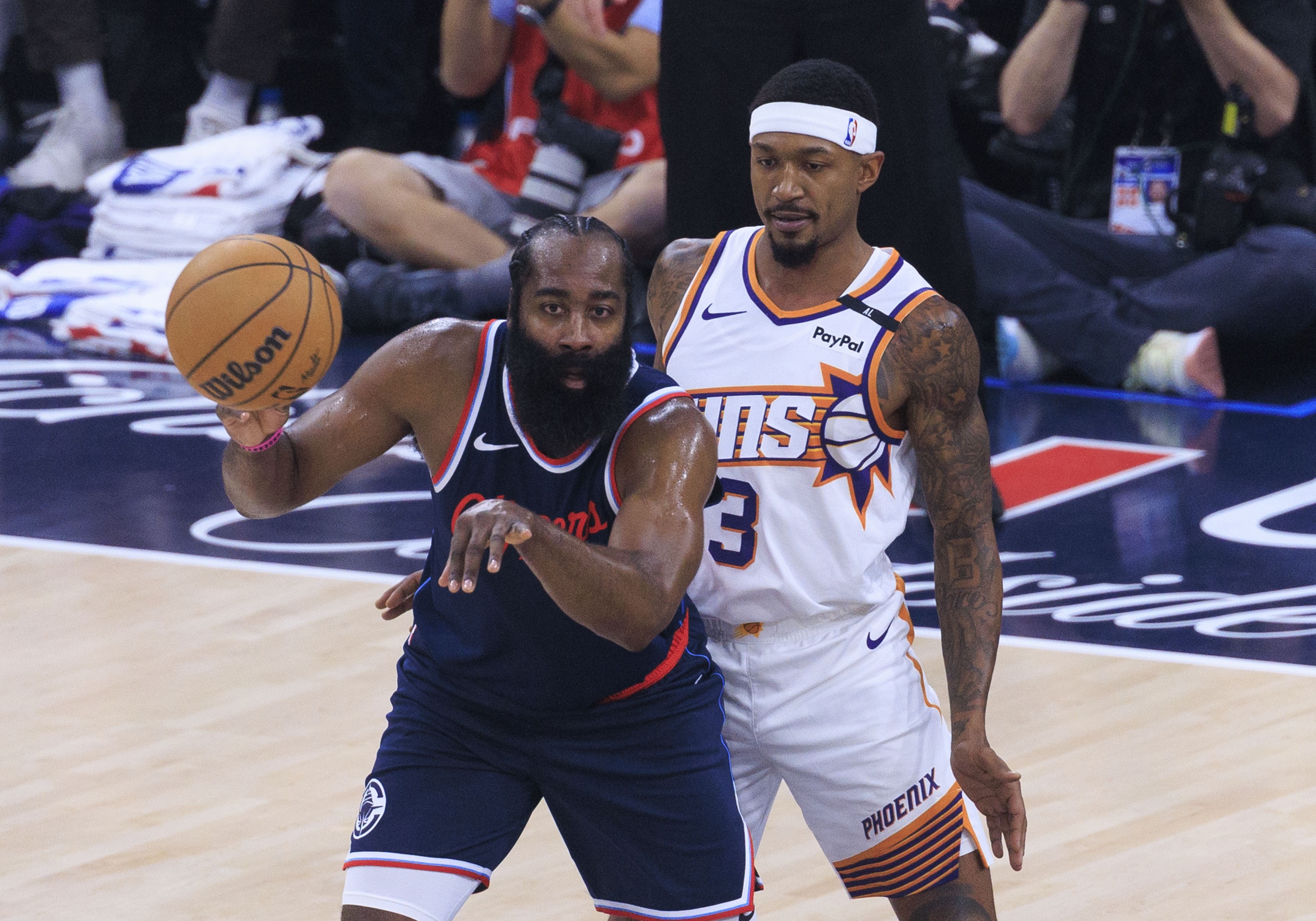 韋德：比爾想和哈登合作有些日子了 這都因為后者的組織能力