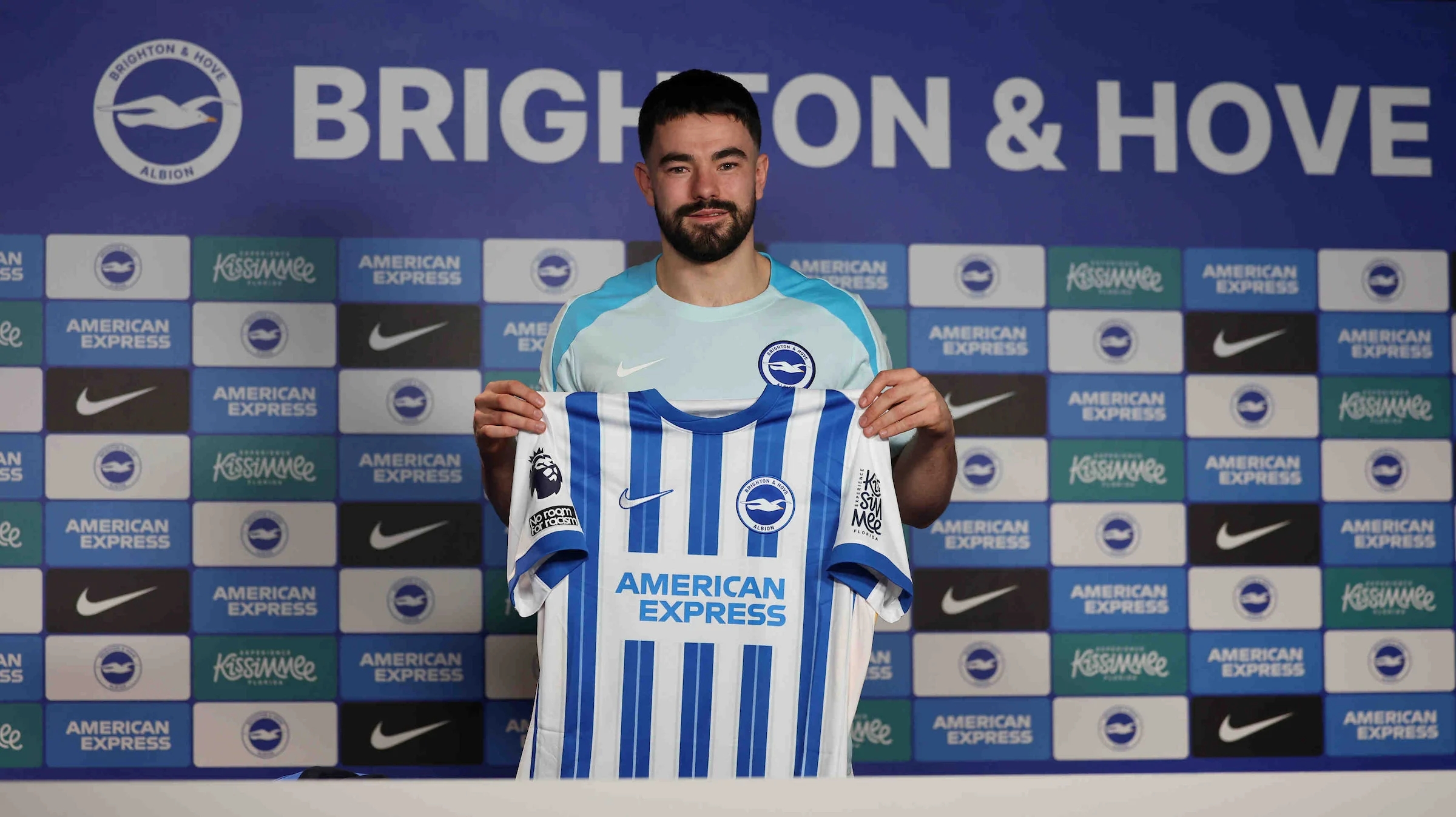 官方：布萊頓后衛埃蘭-卡欣被租借到英冠升班馬伯明翰