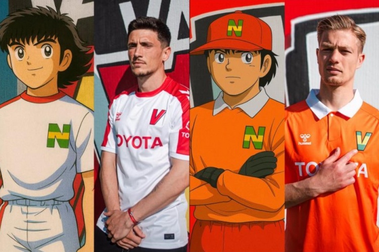 激情足球！隊報：法丙隊瓦朗謝納推出足球小將主題客場(chǎng)球衣