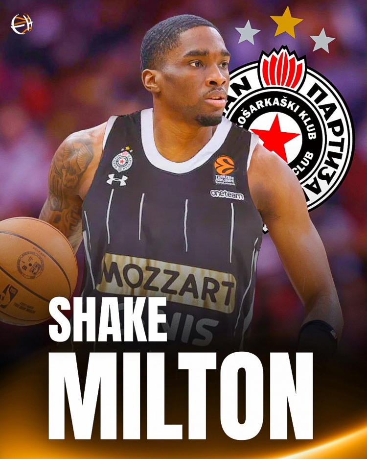 本周一被湖人裁員！米爾頓加盟貝爾格萊德游擊 下賽季薪水120萬(wàn)