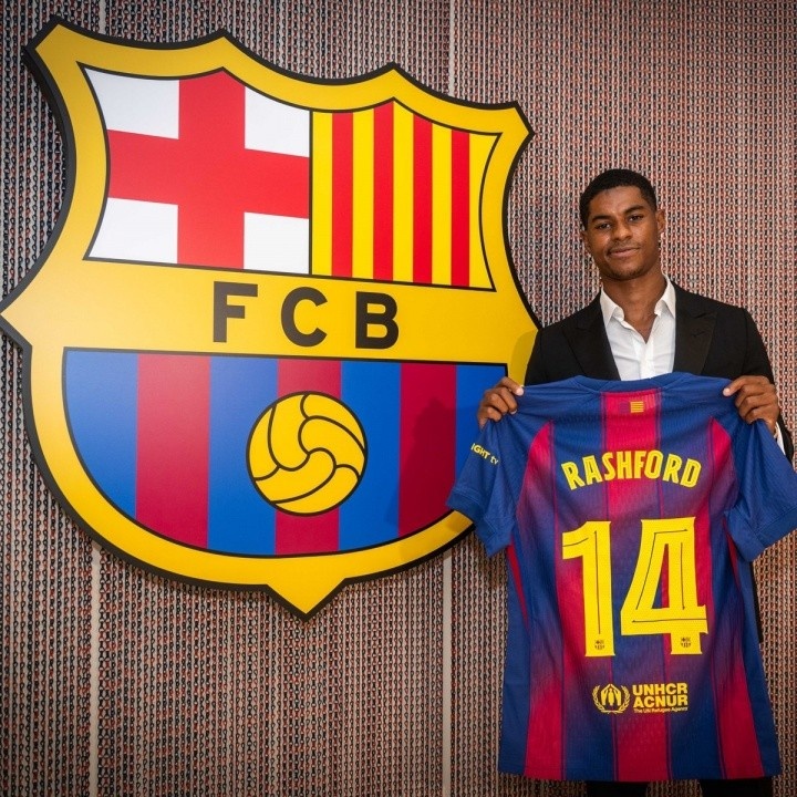 巴薩曬拉什福德訓練射門(mén)視頻，球員本人轉發(fā)