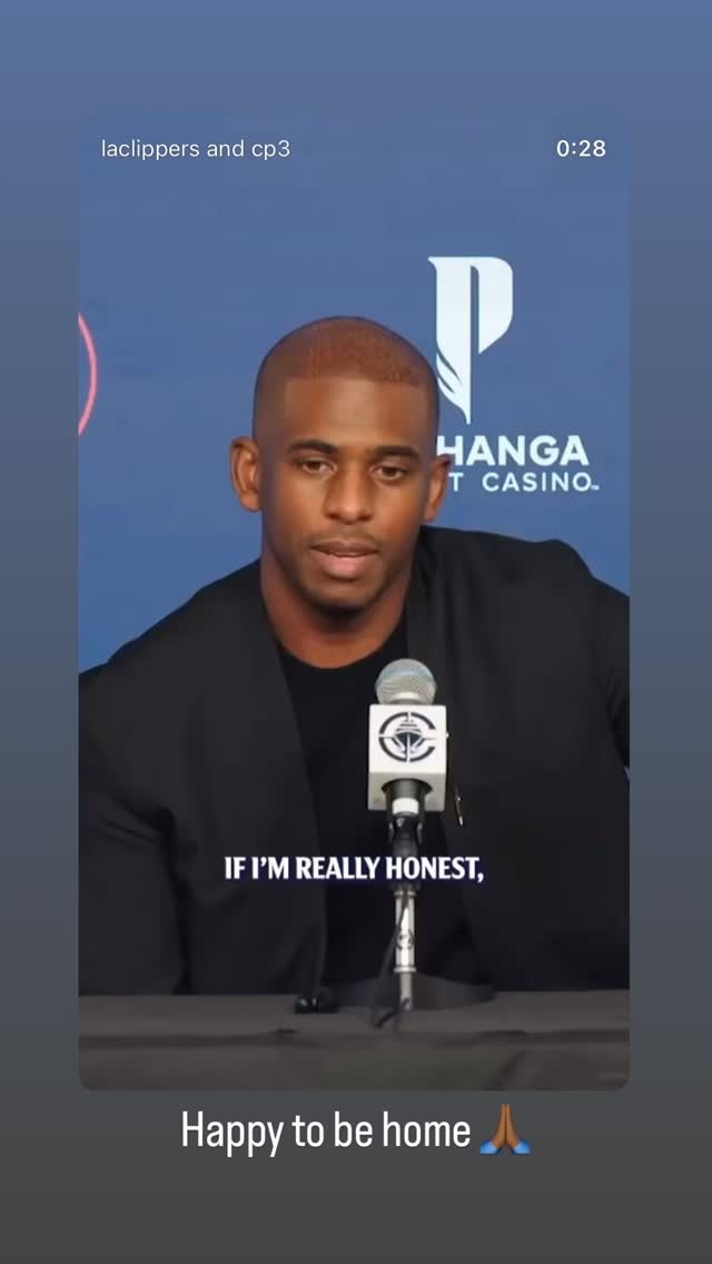 洛城3號回歸??保羅IG轉發(fā)自己采訪(fǎng)片段：回家快樂(lè )????