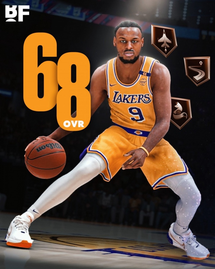 布朗尼2K26能力值泄露！68和去年持平！