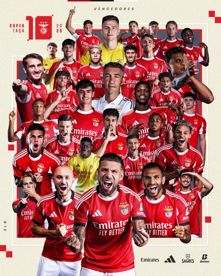 本菲卡1-0擊敗葡萄牙體育，奪得今年葡萄牙超級杯冠軍