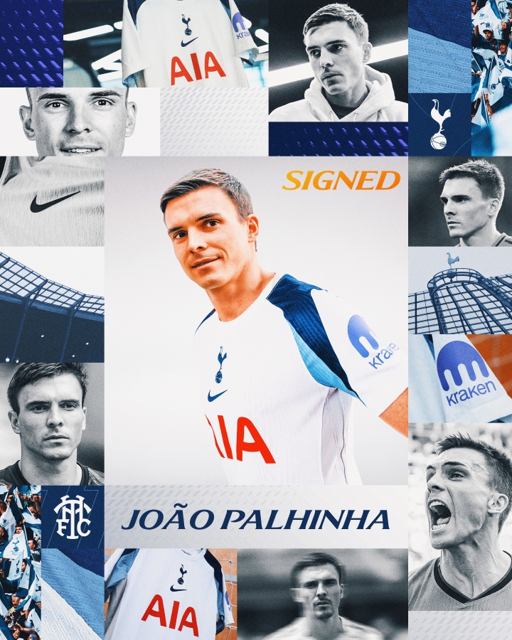 拜仁止損！圖片報：熱刺為帕利尼亞付700萬(wàn)租借費，承擔全額薪水