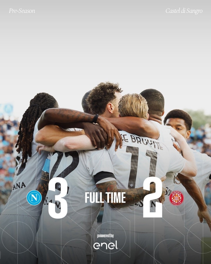 比利時(shí)連線(xiàn)！德布勞內雙響盧卡庫助攻，助那不勒斯3-2勝赫羅納