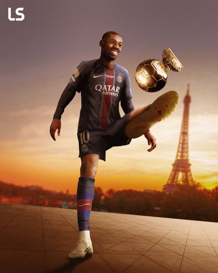 金球獎預定？登貝萊2025年參與進(jìn)球數冠絕五大聯(lián)賽