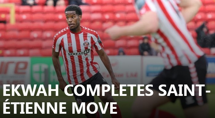 租借后買(mǎi)斷，官方：桑德蘭中場(chǎng)?？送哒睫D會(huì )至圣埃蒂安