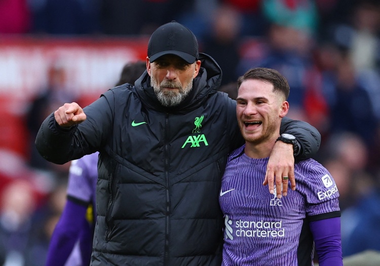 麥卡利斯特：隊友總調侃我說(shuō)‘克洛普是你爸爸，去抱抱爸爸吧’