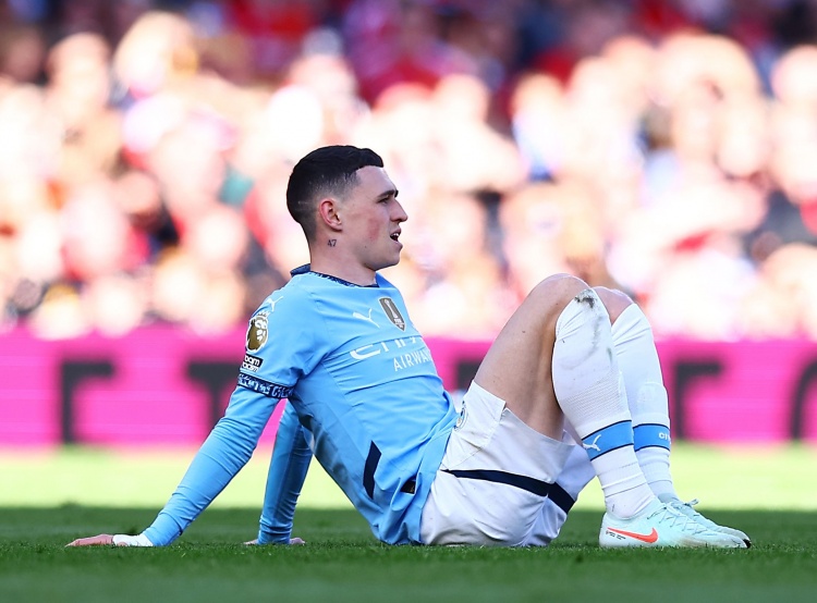 曼晚：福登腳踝傷+羅德里腹股溝傷，兩人因此缺席曼城首輪英超