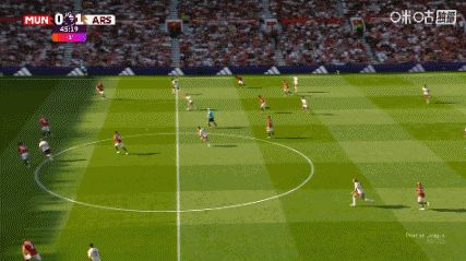 不是哥們...約克雷斯下底傳中，球大得離譜飛向遠端邊線(xiàn)