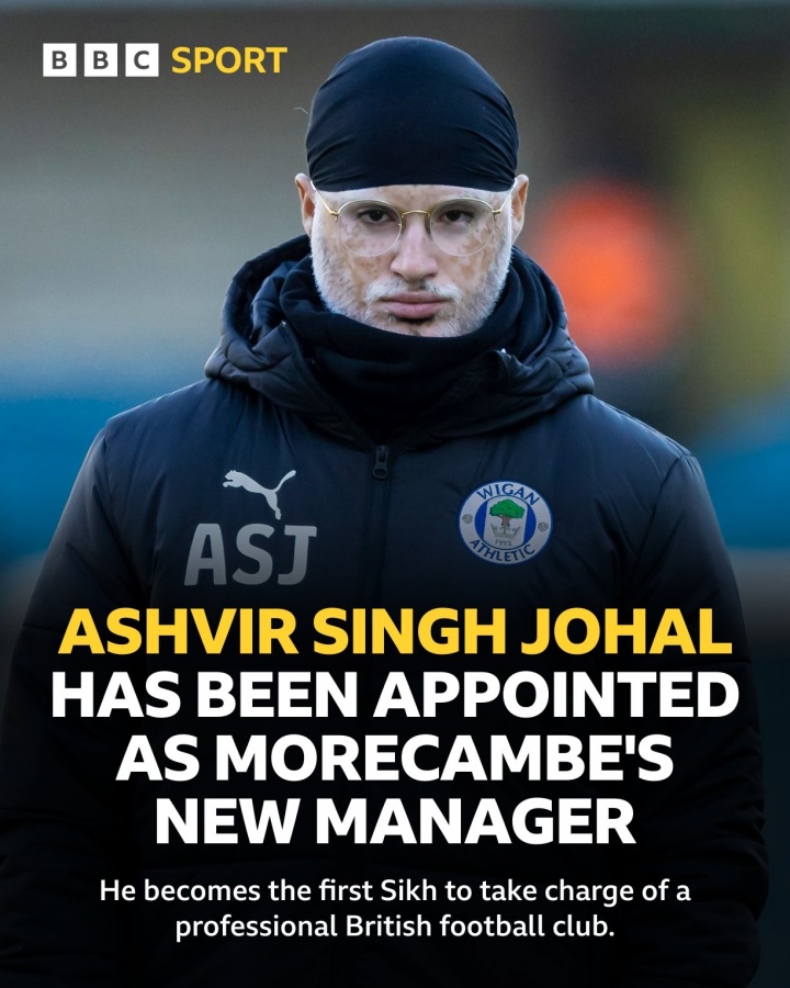 英國前5級別聯(lián)賽最年輕！“大蝦”莫克姆官宣30歲喬哈爾執教球隊