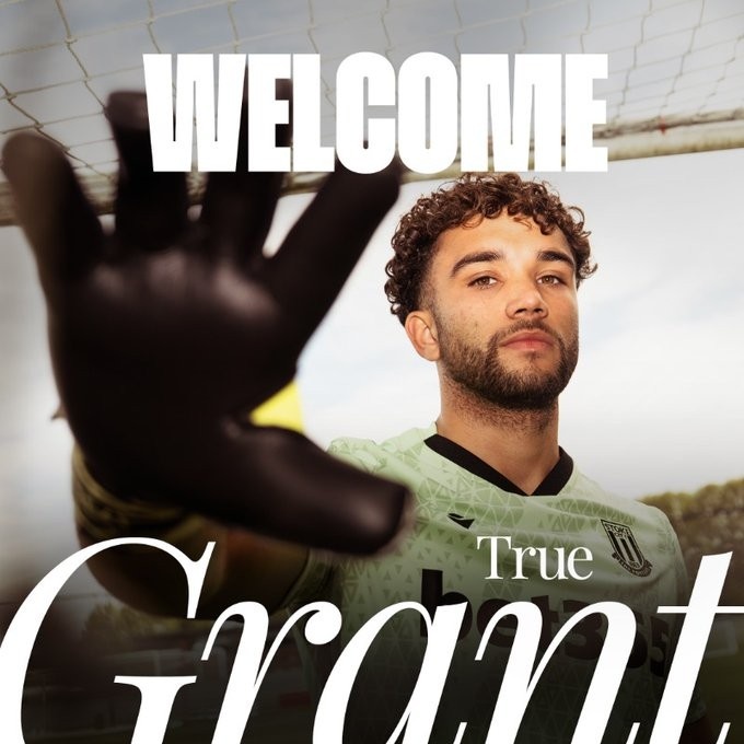 官方：斯托克城簽下曼城19歲門(mén)將格蘭特，雙方簽約三年