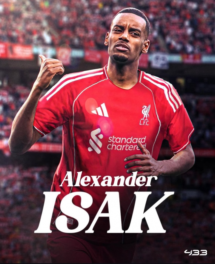 真假？挪威前國腳：利物浦1.3億鎊買(mǎi)伊薩克交易已完成！