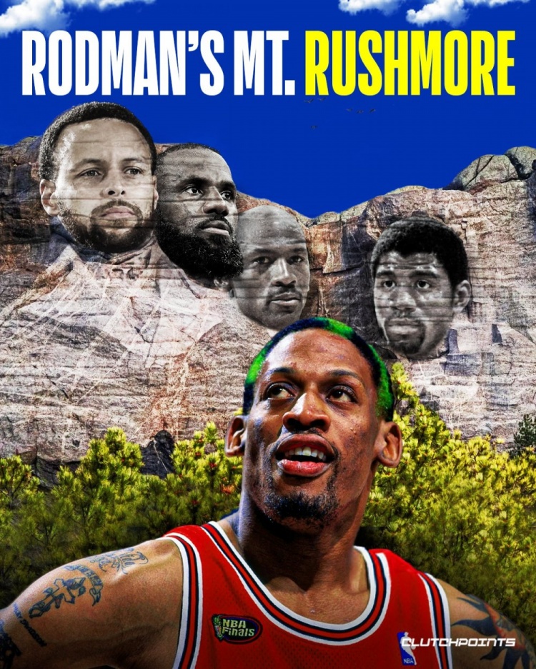 你認同嗎？羅德曼分享他的總統山人選：?jiǎn)陶矌?魔術(shù)師！