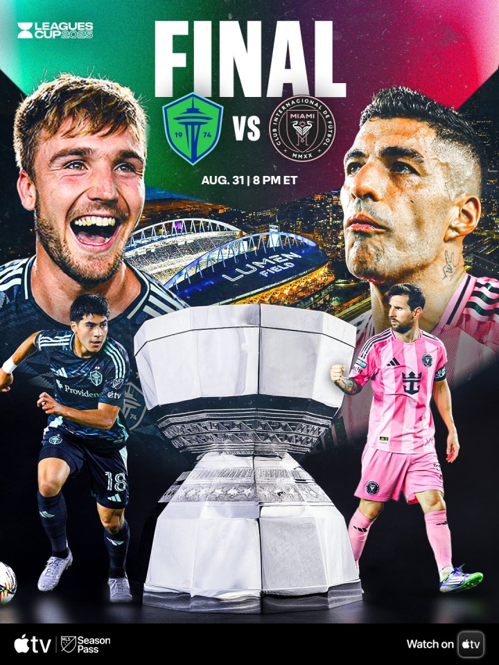 邁阿密vs西雅圖海灣人首發(fā)：梅西先發(fā)沖擊47冠，德保羅、蘇牙出戰