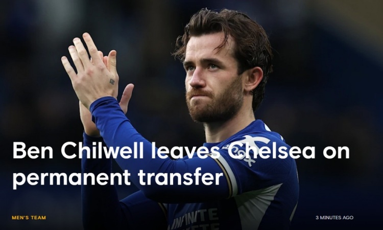 切爾西官方：奇爾維爾永久轉會(huì )至斯特拉斯堡，祝他新篇章一切順利