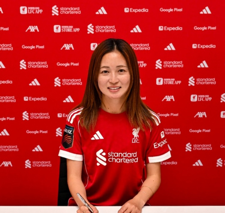 官方：利物浦女足從曼城女足租借日本女足國腳清水梨紗，租期一年
