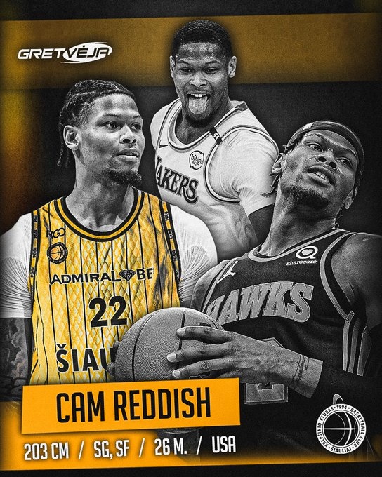 19年10號秀！立陶宛俱樂(lè )部BC Siauliai官宣雷迪什加盟