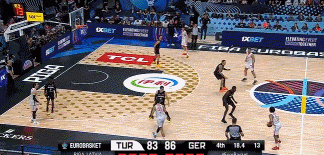 申京強投追平三分沒(méi)能命中 土耳其沒(méi)機會(huì )了