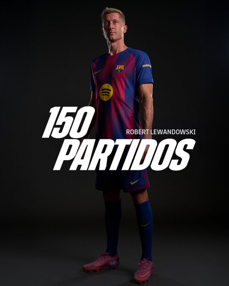103球20助攻！巴薩官方發(fā)布萊萬(wàn)150場(chǎng)里程碑紀念海報