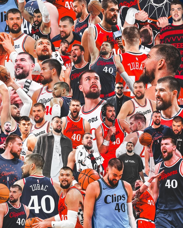 外面全是阿祖！快船曬祖巴茨合集：新賽季主場(chǎng)揭幕戰倒計時(shí)40天