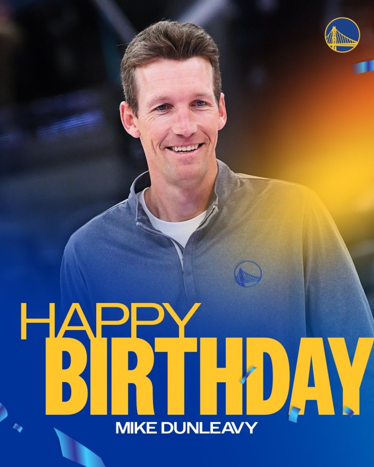 真摯的祝福！勇士官方祝球隊總經(jīng)理鄧利維45歲生日快樂(lè )！??