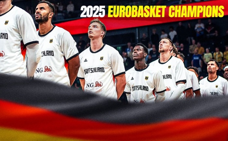德媒：奪得歐錦賽冠軍后德國男籃每名球員將獲得3萬(wàn)歐元獎金