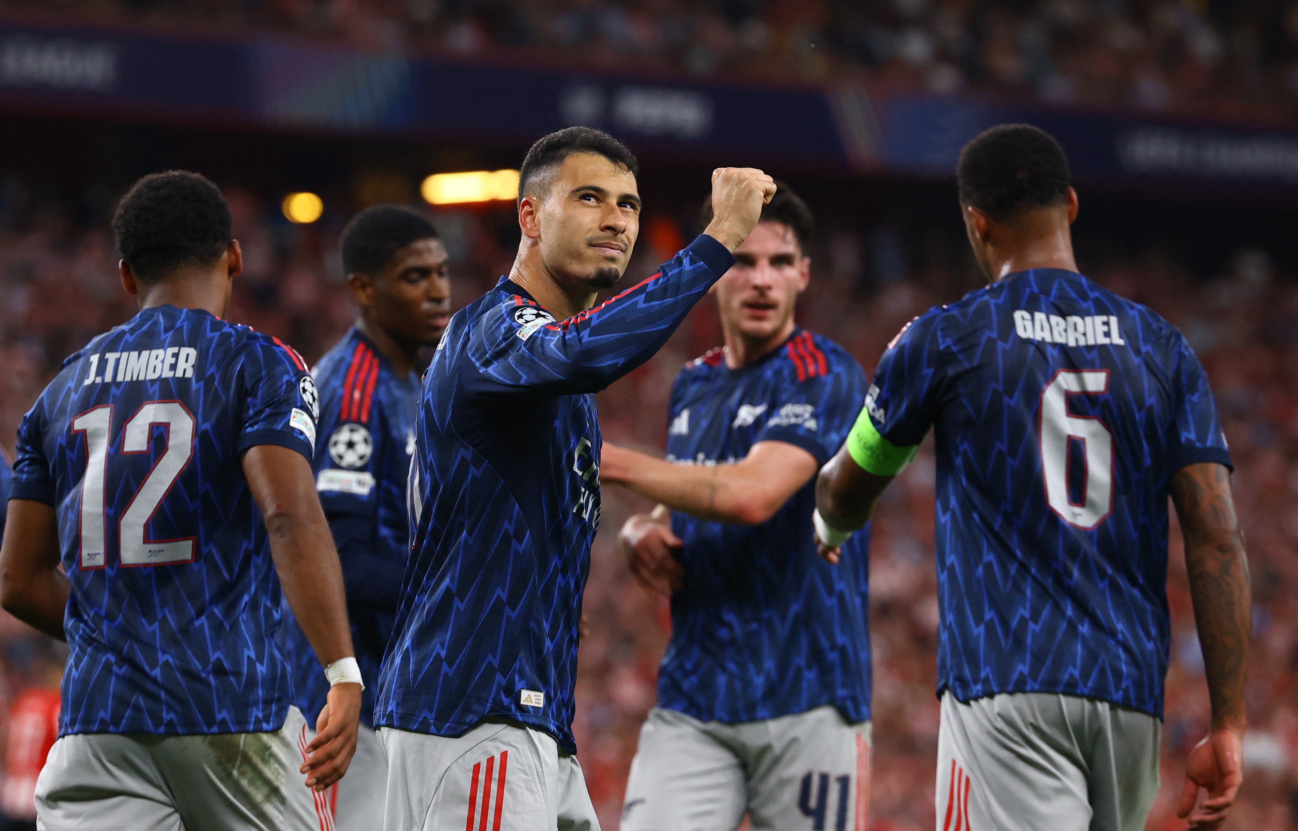 馬丁內利：我只是試圖找到空當，阿森納踢得更高效