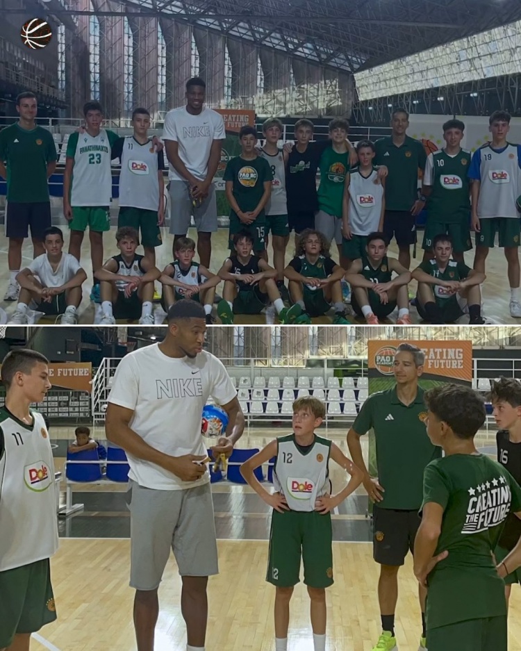 字母哥寄語(yǔ)小球員：小時(shí)候最重要的是努力 專(zhuān)注自己如何變得更好