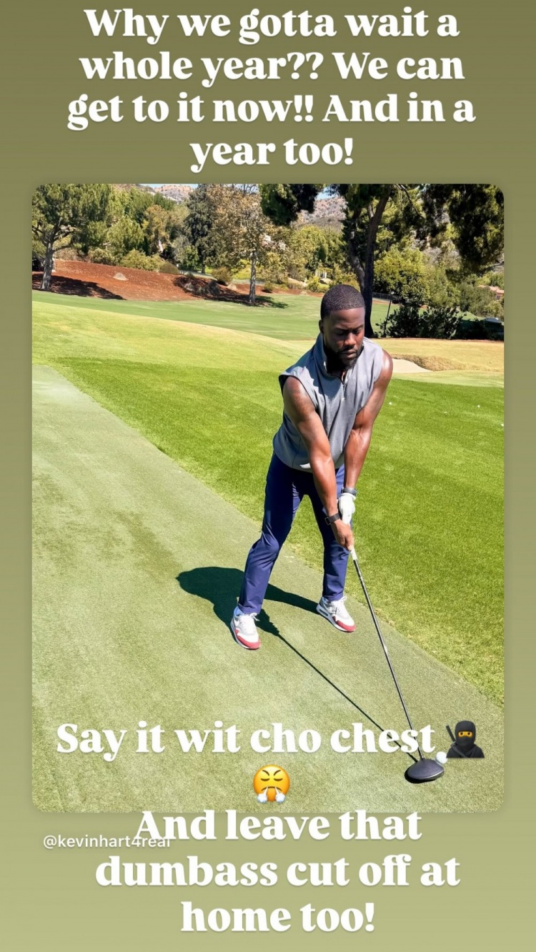 凱文-哈特挑戰詹姆斯一年后高爾夫對決 詹姆斯：為何要等一年？