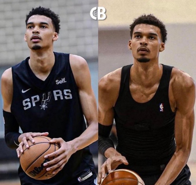 才打兩年NBA??！現在的文班比剛進(jìn)NBA時(shí)壯了不止一圈