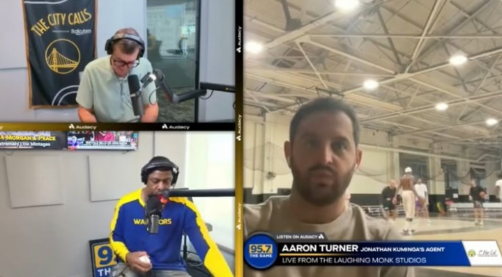 營(yíng)銷(xiāo)能力Max！經(jīng)紀人接受視頻采訪(fǎng) 庫明加在其身后訓練