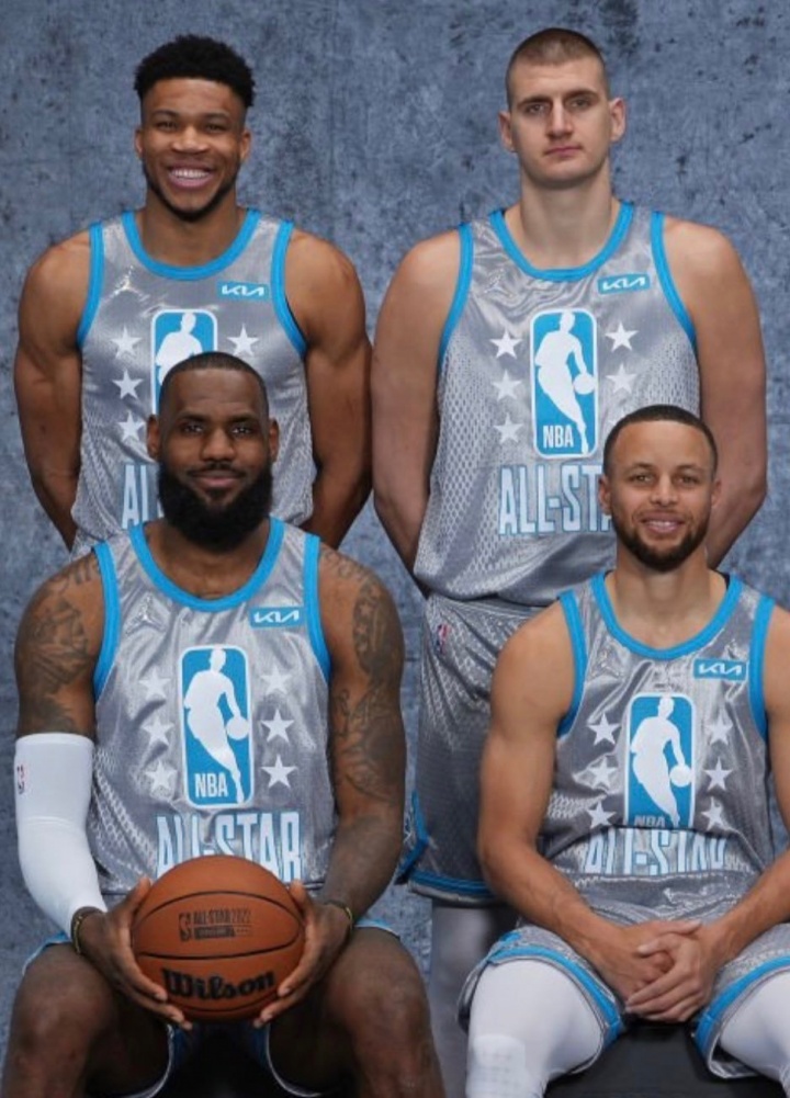 含金量超高??一圖4人合計砍下10冠&11個(gè)MVP&7個(gè)FMVP&48次全明星