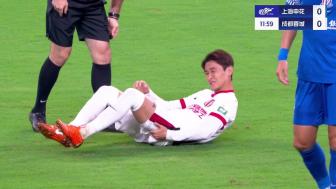 申花1-1蓉城 陳晉一破門(mén)周定洋絕平韋世豪傷退