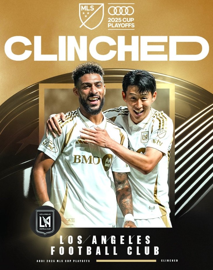 位居西區第四，美職聯(lián)官方：洛杉磯FC已提前鎖定季后賽名額