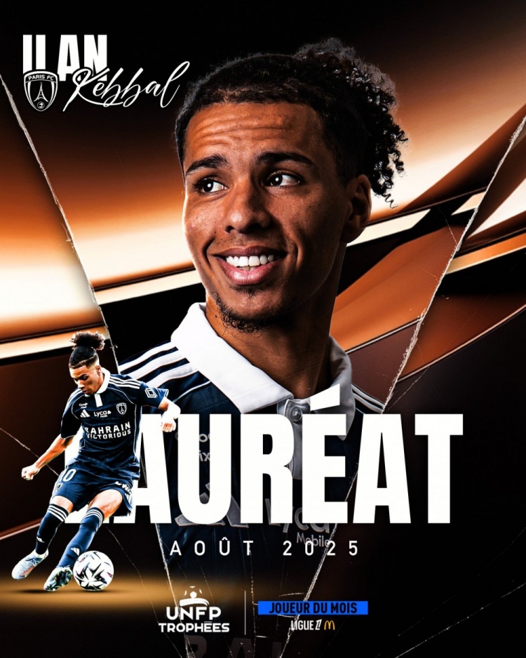 3場(chǎng)3球1助！巴黎FC攻擊手柯巴爾當選法甲8月最佳球員